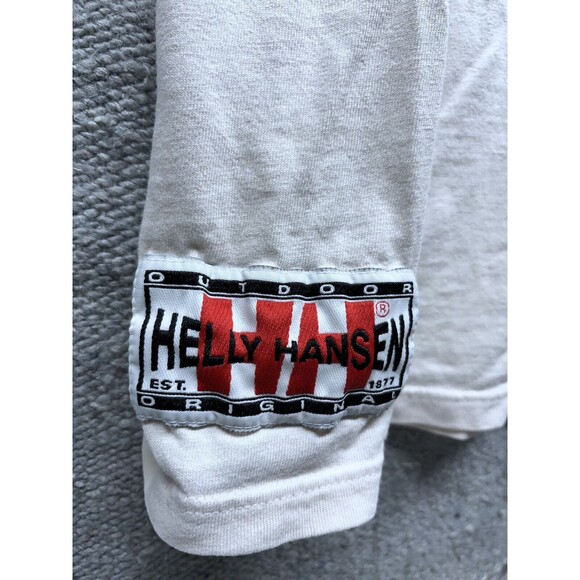 Vintage 90s Helly Hansen T shirt Made in USA Large - Picture 4 of 10